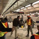 Governor Cuomo at the 86th Street Station <a href="http://gothamist.com/2016/12/11/cuomo_even_money_that_2nd_avenue_su.php">on December 11, 2016</a> <br>